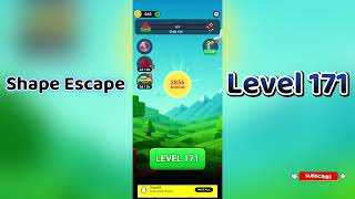 🔥 Shape Escape Level 171 Walkthrough | Can You Solve It 🧠💥