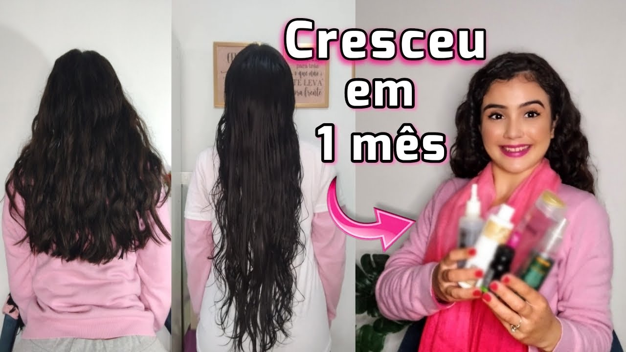 PRODUTOS que FIZERAM MEU CABELO CRESCER RÁPIDO