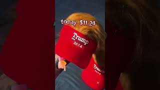 Novelty political visor: affordable fun for political events!#politicalhumor #rallygear