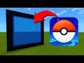 How to make a portal to the pokemon go dimension in minecraft