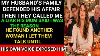 My Husband’s Family Blamed Me for His Affair—Then I Played a Recording at Thanksgiving