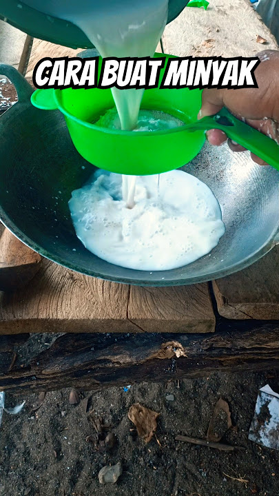 Bagaimana cara membuat minyak kelapa #kelapa