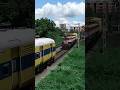 MEMU Train vs WAG 7 on same Railway Track EMERGENCY 