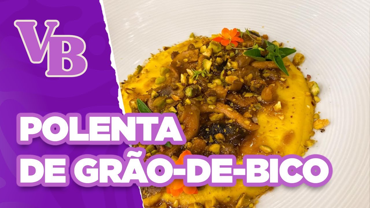 Polenta de GRÃO-DE-BICO com ragu de COGUMELOS - Você Bonita (12/04/2024)