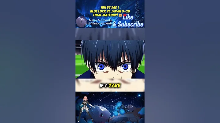 Rin vs Sae | Blue Lock vs Japan U-20 Final Matchup! #shorts #viralshorts