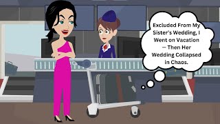 Excluded From My Sister’s Wedding, I Went on Vacation — Then Her Wedding Collapsed in Chaos.