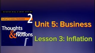 Thoughts and Notions/ Unit 5: Business Lesson3: Inflation
