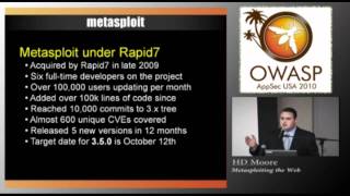 OWASP AppSec USA 2010: Keynote: HD Moore 1/3