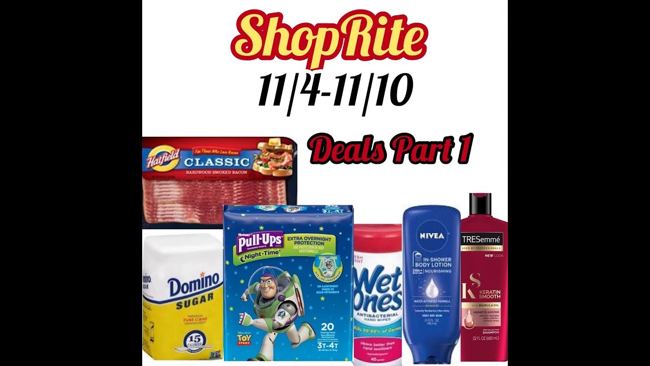 SHOPRITE DEALS PART 1 OF 2 DIAPERS FREE TRESEMME & MORE YouTube