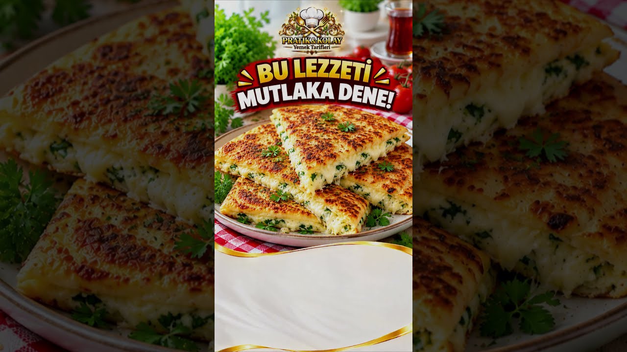 Börek Açmaya Gerek Yok! 😍 Tavada Çıtır Lavaş Böreği #börek #yemek #food #recipe #shorts #asmr
