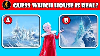 Guess which House is Real? ONLY TRUE DISNEY PRINCESS FANS CAN ANSWER THIS | Flash Quiz screenshot 5