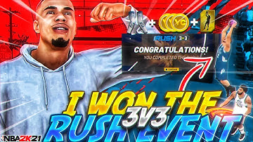 HOW TO WIN RUSH 3v3 in NBA 2K21! *NEW* EASIEST METHOD FOR RUSH 3x3! (NBA 2K21)