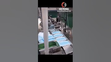 Disposal outer ear loop face mask making production machine equipment testing video