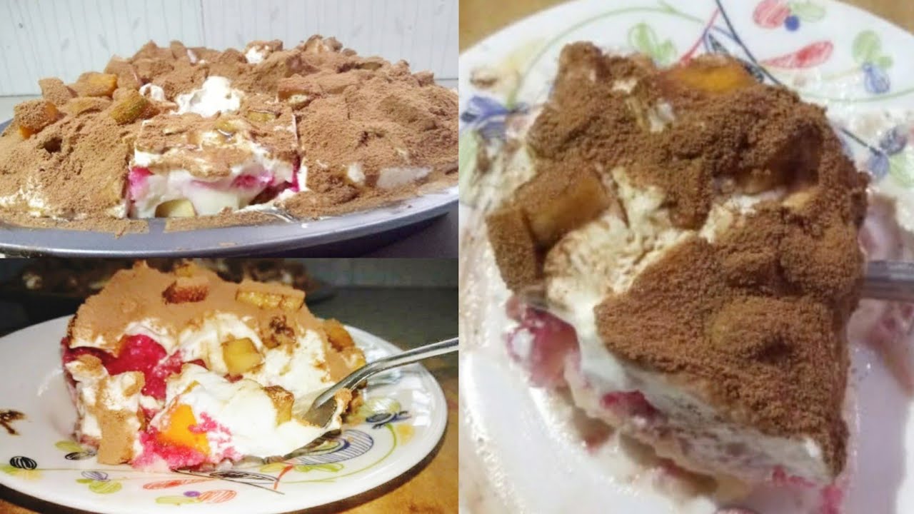 Mixed Fruit Cream Pudding Mixed Fruit Dessert Fruit Pudding Zakku's vlogz YouTube