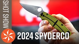 Spyderco's Innovation Never Stops! SHOT Show 2024  KnifeCenter.com