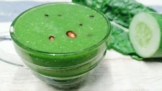 Best Green Smoothie for Weight Loss | Spinach Cucumber Smoothie for Weight Loss in the Morning