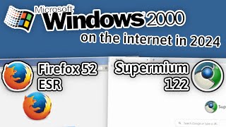 Windows 2000 on the Internet in 2024