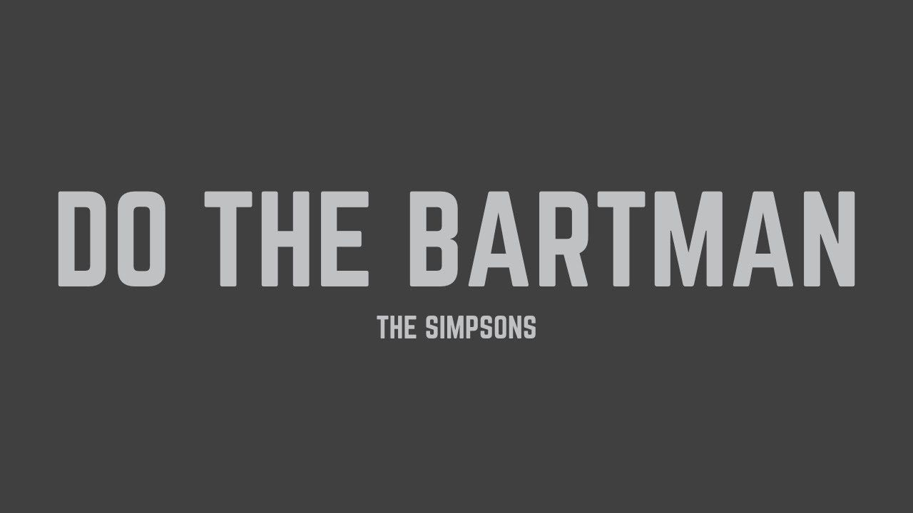 BART SIMPSON – música e letra de Parkeway