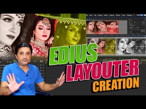 Layouter in Edius Video Editing | Video Collage in Edius | Learn Video Editing