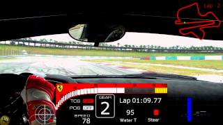 Ferrari 458 lap of Sepang