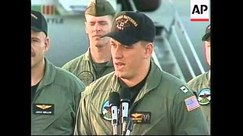 Spy plane crew news conference in Hawaii