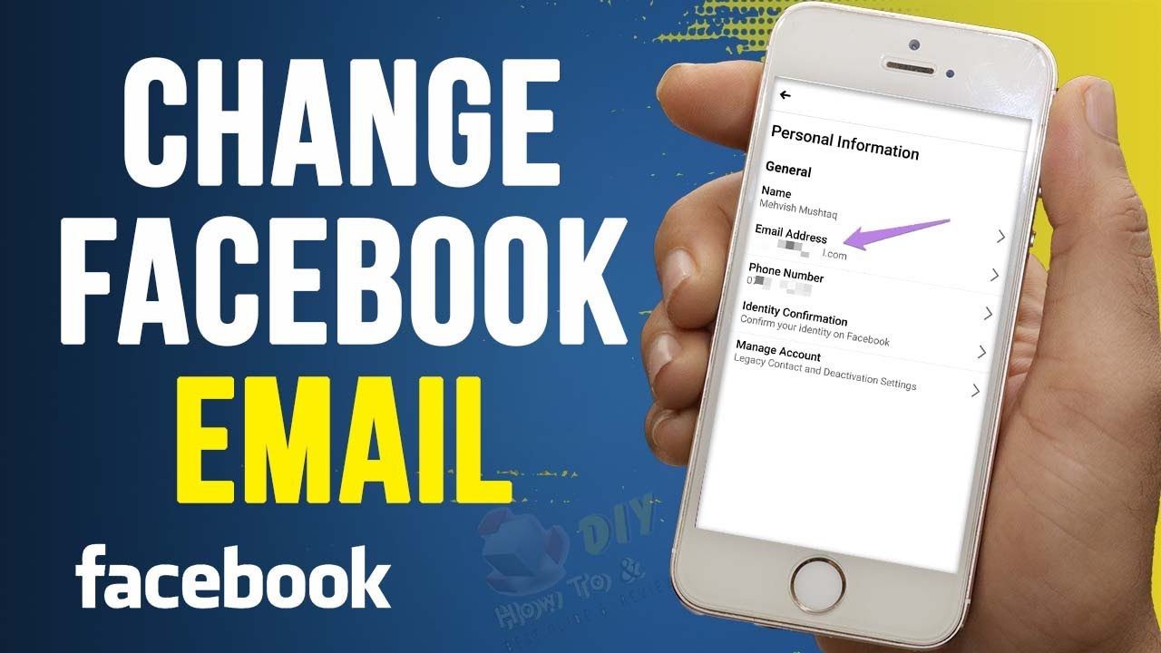 How To Change Email On Facebook | Change Your Primary Email Address On FB Account | Do It Yourself.