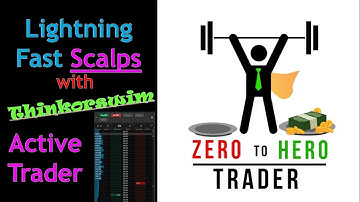 Lightning Fast Scalps with Thinkorswim Active Trader | How To Day Trade