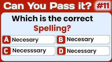 Hard Spelling Quiz | Can You Pass it ? | Session-11 | by @Dear_Vimal