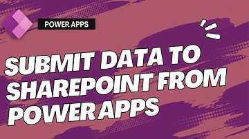 Submit data to a Sharepoint list using a Power App form.
