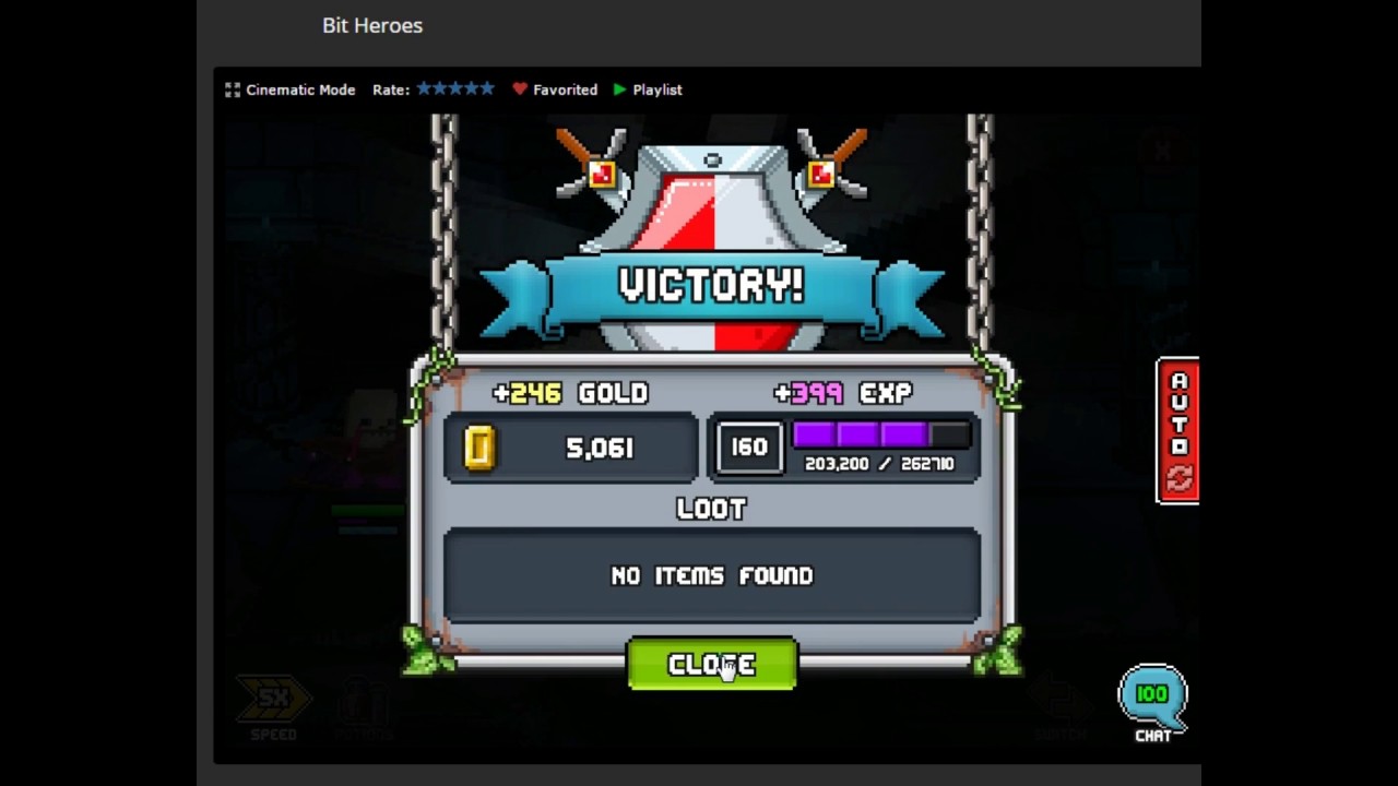 Bit Heroes - Trial Tips @ Level 160