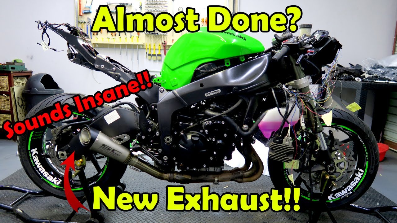 Восстановление разбитого Kawasaki ZX-6R 2012 года. Часть 5