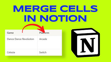 How to Merge Cells Notion Tutorial