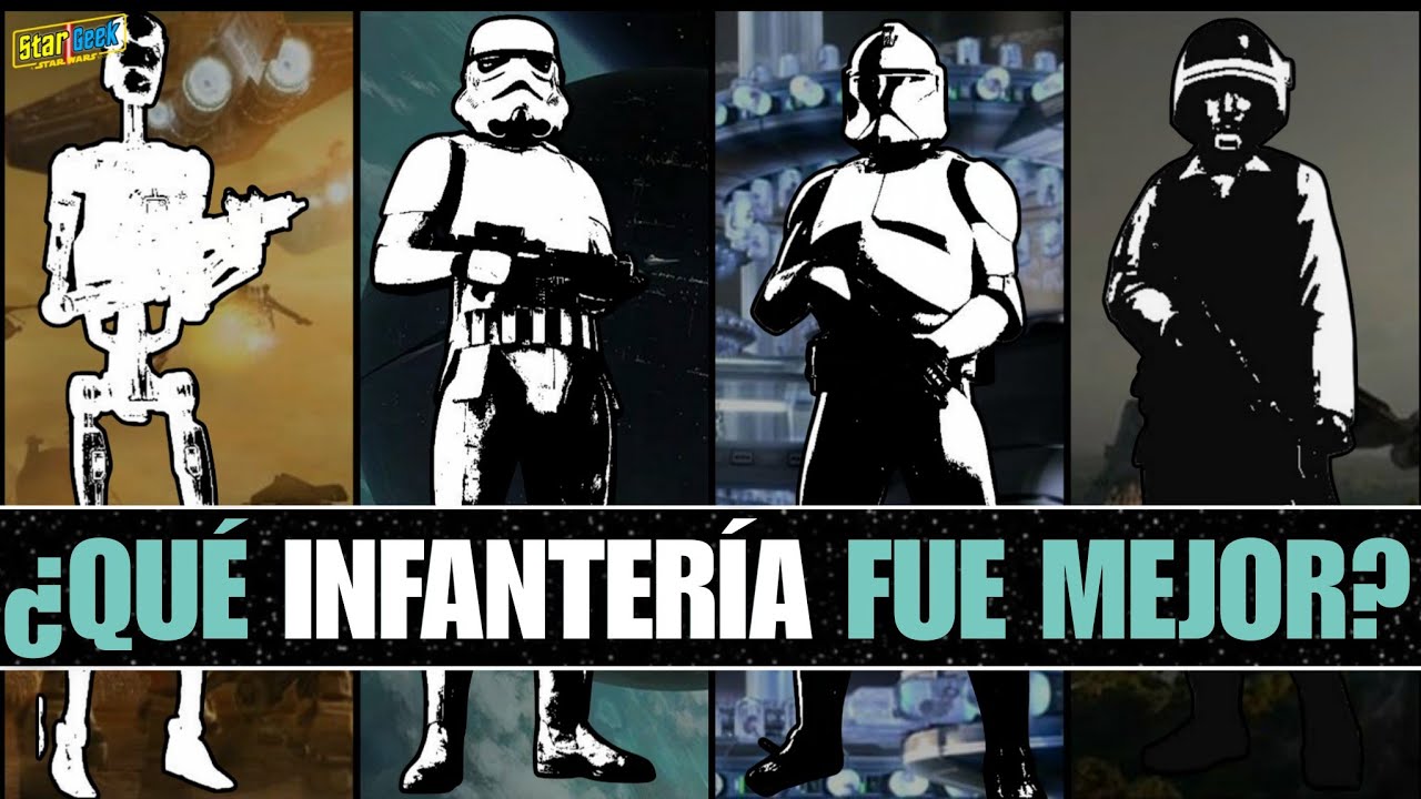¿Qué FACCIÓN de Star Wars Tiene la Mejor INFANTERÍA?