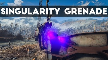Fallout 4 - 30 Second Mods #39 | SINGULARITY GRENADE!!