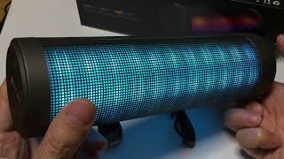マルチカラーLED搭載・Bluetoothスピーカー ELEGIANT 8Ｗx2