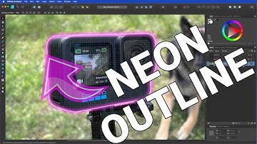 How to create a Glowing Neon Outline with Affinity Designer