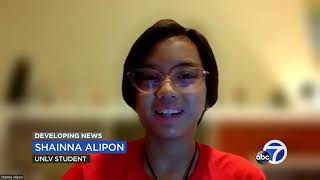 UNLV students describe running for shelter as gunman opened fire
