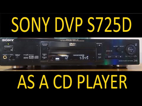 Sony DVP S725D CD sound test Review. An Excellent Budget CD Player ? HiFi Vintage audio DVD Player