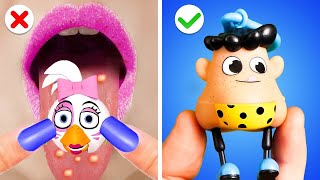 How to Become Chica! FNAF Extreme Makeover! *Hilarious Moments & Crazy Beauty Gadgets*