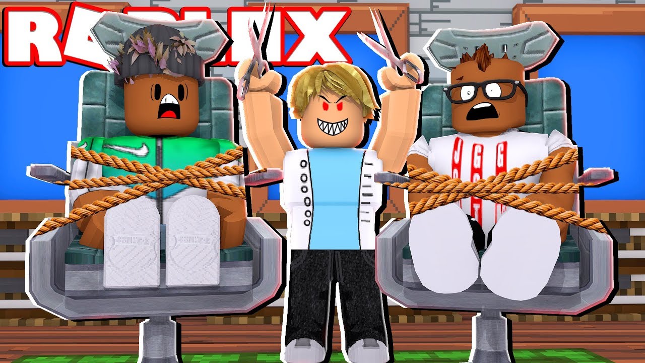 Escape The Evil Barbershop In Roblox Youtube - roblox gaming with kev and jones got game how to get free