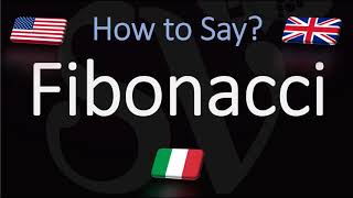 How to Pronounce Fibonacci (CORRECTLY) American, English, Italian Pronunciation