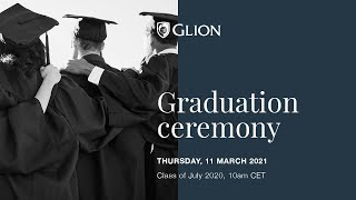 Glion Graduation Ceremony - July 2020