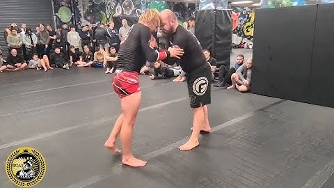 Paddy the Baddy v The Polish Machine in the king of the mat battle.