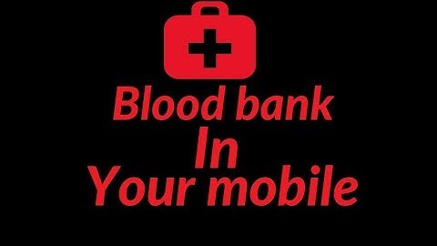 Blood donation app for android
