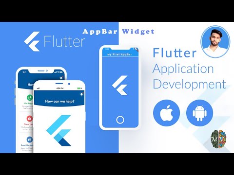Day #2 - How to work with AppBar Widget in Flutter - YouTube