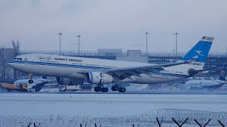 Snow At The Airport - Plane Spotting in Winter at Manchester