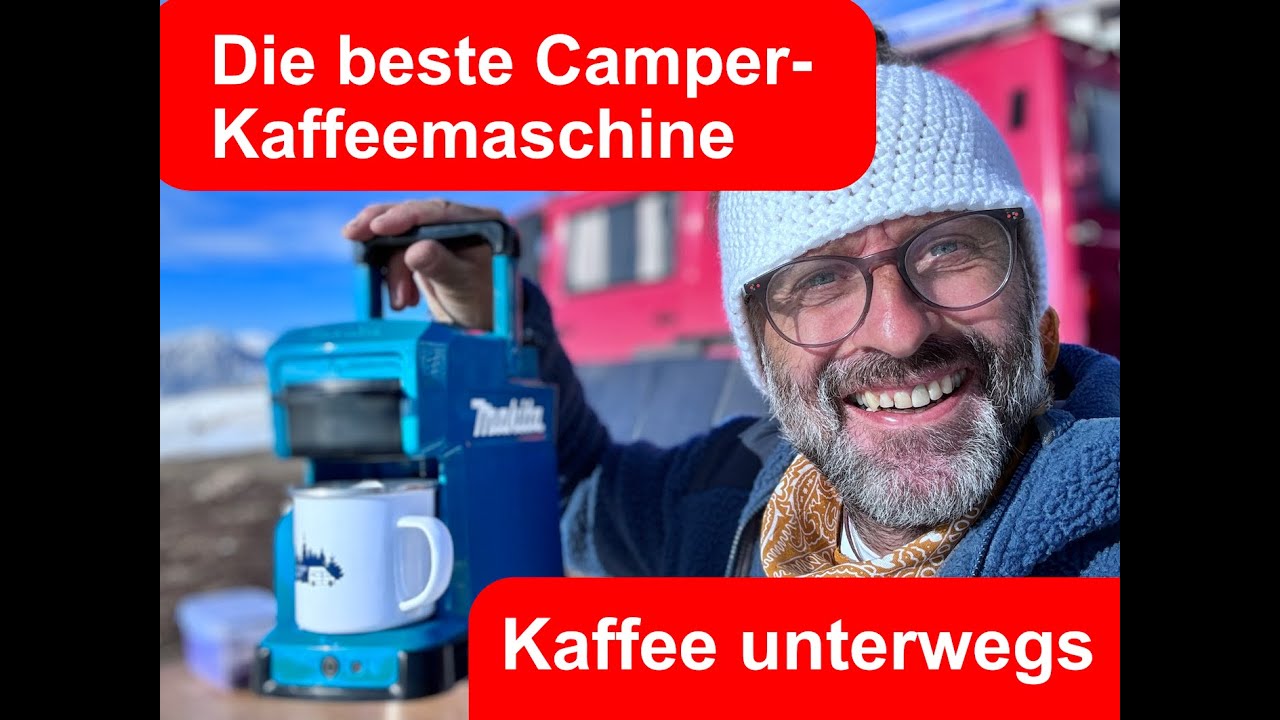 SOPPY Tragbare Espressomaschine 3-in-1 | Für Gemahlenen Kaffee & Kapseln | 15 Bar Druck, 7500 MAh Akku | Camping, Reisen