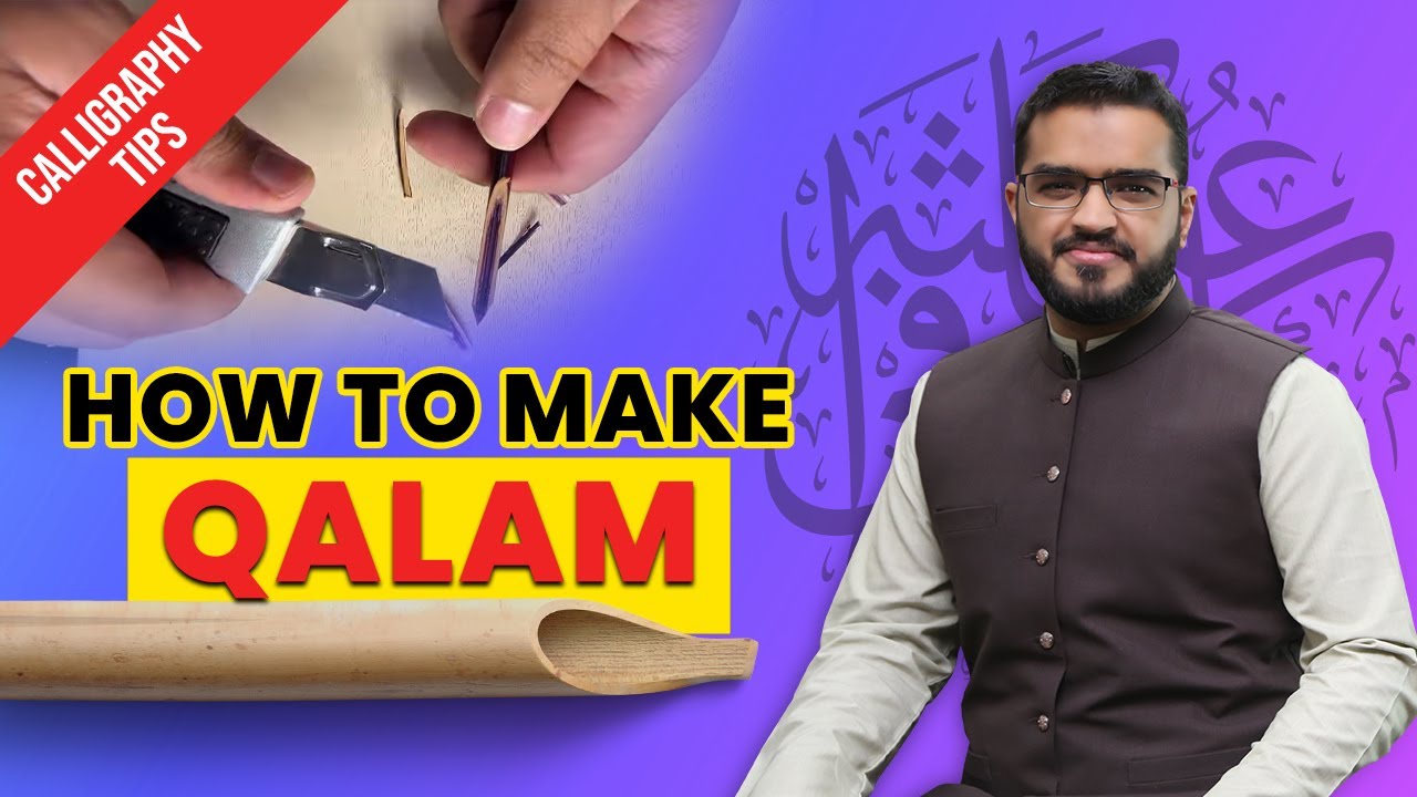 DIY Calligraphy Qalam: Make Your Own Thuluth Qalam like a Pro for ...