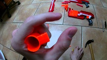 Mod Guide: Nerf MEGA Magnus (Comprehensive AR Removal, spring addition)