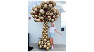 Gold Balloon Apple Tree | Rosh Hashanah decor